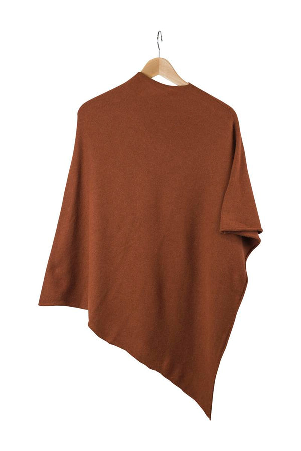 Ania Poncho-Dark Orange-KN Kati Niemi