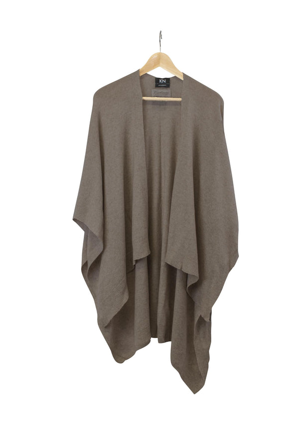 Poncho Classico-Light Brown-KN Kati Niemi